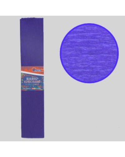 Гофро-папір 55% 50х200 см 20 г/м2 темно-фіолетовий, TM J.Otten