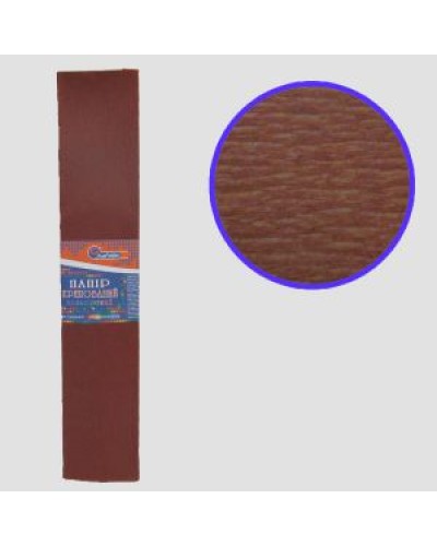 Гофро-папір 55 % 50х200 см 20 г/м2, темно-коричневий, TM J.Otten