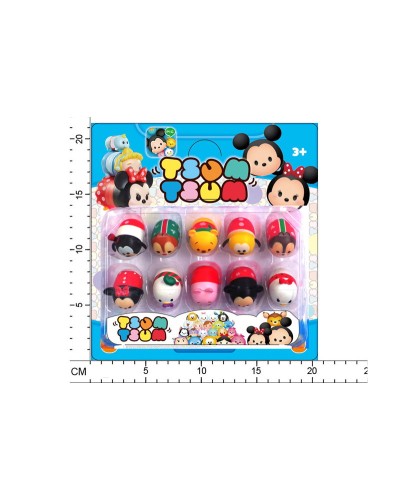 Герої мультфільма «Tsum Tsum» 10 шт. на планшеті 20х21 см