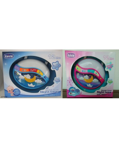 Нічник музичний на батарейці, світиться, в асортименті, в коробці 37х8х28 см