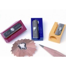 Точилка пластикова прямокутна без контейнера, в асортименті, ТМ Kum