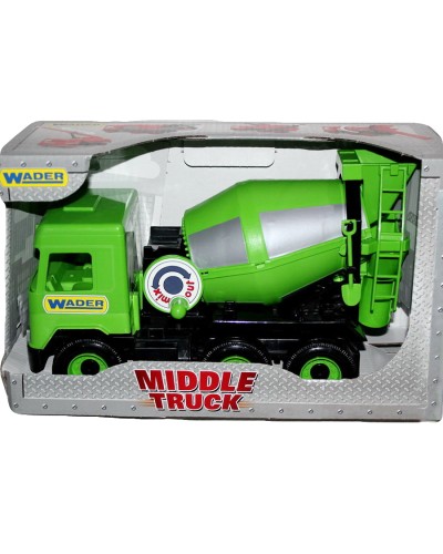 Бетонозмішувач «Middle truck» світло-зелений, 27х44х19 см, у коробці, ТМ Тигрес