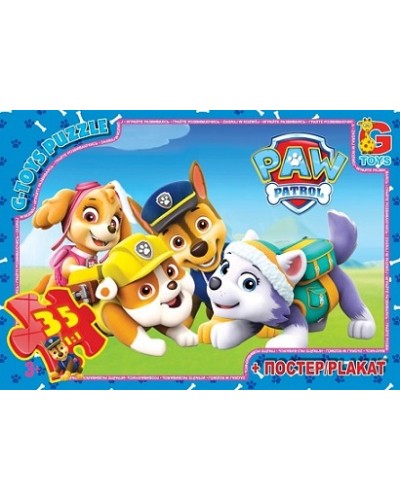 Пазли «Paw Patrol» на 35 елементів, ТМ G-Toys
