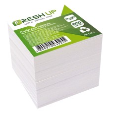 Блок паперу «Білий» не клеєний 90х90 мм 900 аркушів,ТМ Fresh Up