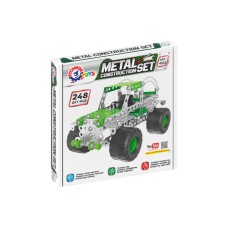 Конструктор металевий «Позашляховик» з 248 деталей, у коробці 19х19х3,5 см, ТМ Технок