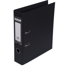 Папка-реєстратор «ELITE» А4 двостороння збірна 70 мм PP чорна, ТМ JOBMAX