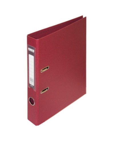 Папка-реєстратор «ELITE» А4 двостороння збірна 50 мм PP, бордова, ТМ Buromax