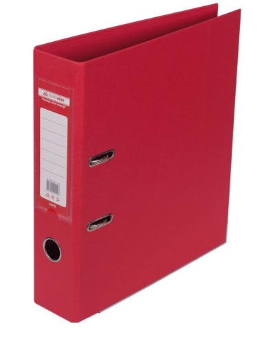 Папка-реєстратор «ELITE» А4 двостороння збірна 70 мм PP, червона, ТМ Buromax