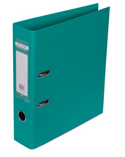 Папка-реєстратор «ELITE» А4 двостороння збірна 70 мм PP, бірюзова, ТМ Buromax