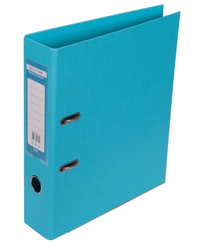 Папка-реєстратор «ELITE» А4 двостороння збірна блакитна, 70 мм, PP, ТМ JOBMAX