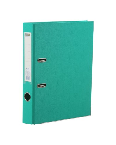Папка-реєстратор «ELITE» А4 двостороння збірна 50 мм PP, бірюзова, ТМ Buromax