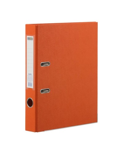 Папка-реєстратор «ELITE» А4 двостороння збірна помаранчева, 50 мм, PP, ТМ Buromax