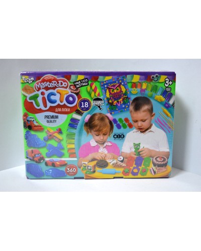 Набір тіста для ліплення «Master Do» на 18 кольорів, у коробці 26х19х7,5 см, ТМ Данко Тойс