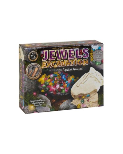 Набір для проведення розкопок «Камені. JEWELS EXCAVATION», у коробці 50х23х18 см, ТМ Данко Тойс