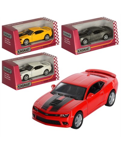 Машина «Chevrolet Camaro» металева інерційна, у коробці 16х7,5х8 см, KINSMART