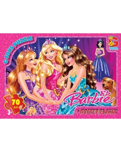 Пазли «Barbie» на 70 елементів, ТМ G-Toys
