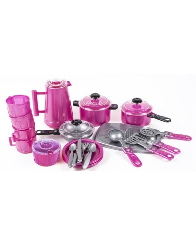 Набір посуду «Іриска 6» з 38 елементів, у коробці 26х10х19 см, ТМ Оріон