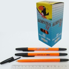 Ручка «Korvina» кулькова чорна, J. Otten