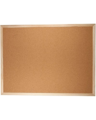 Дошка коркова 60х90 см з деревяною рамкою, TM Buromax