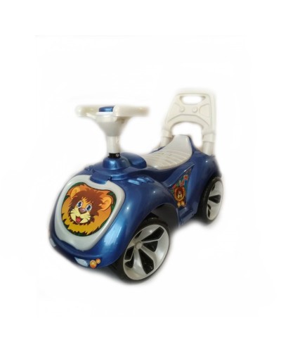 Машина для катання «Лапка» 61х41х31 см синя з максимальним навантаженням до 30 кг, ТМ Оріон