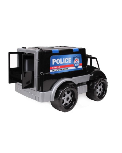 Поліцейська машина 33х20х18 см чорна інерційна, ТМ Технок