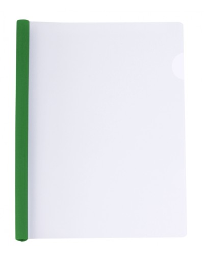 Папка з планкою-затиском на 2-65 аркушів А4 10 мм зелена, ТМ Economix