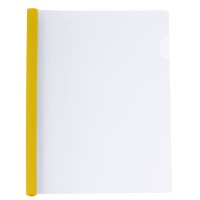 Папка з планкою-затиском на 2-65 аркушів А4 10 мм жовта, ТМ Economix