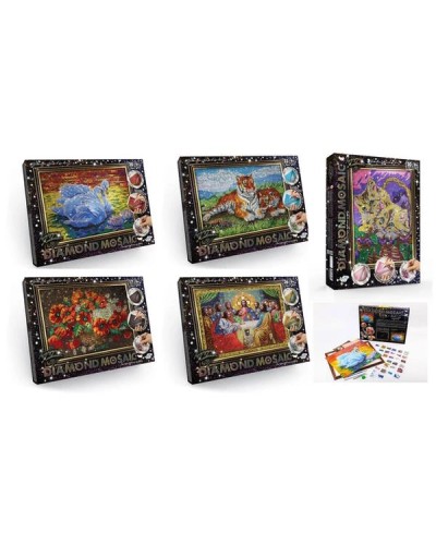 Набір креативної творчості «Алмазна живопис. DIAMOND MOSAIC», великий, ТМ Данко Тойс