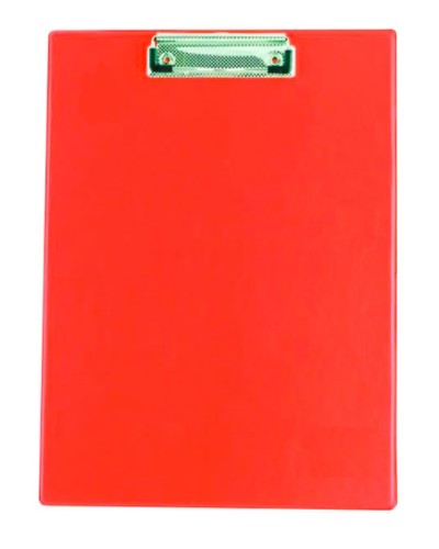 Планшет з затиском, А4, червоний, TM Buromax