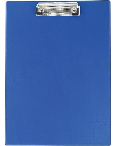 Планшет з затиском А4 темно-синій, TM Buromax