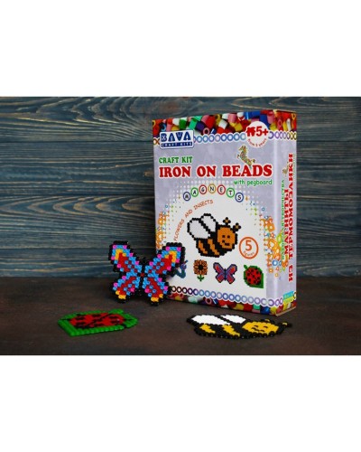 Магніти з термомозаїки «Квіти-комахи», ТМ «Умняшка»