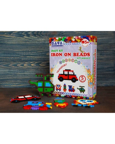 Магніти з термомозаїки «Транспорт», ТМ Умняшка