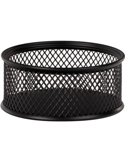 Підставка для скріпок 80х80х40 мм металева чорна, ТМ Buromax