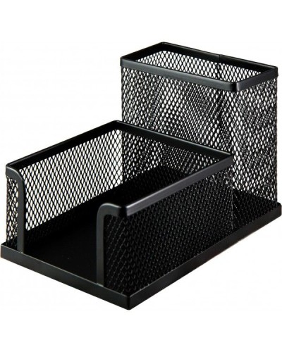 Органайзер настільний металевий 100х150х90 мм чорний, ТМ Buromax