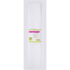 Гофро-папір 110%, 50х200 см, білий, ТМ 1 Вересня