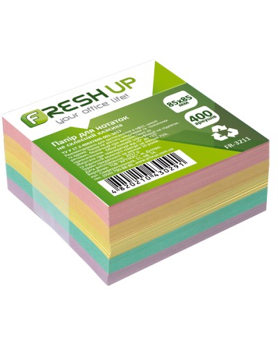 Блок паперу «Класика» не клеєний 85х85 мм 400 аркушів, ТМ Fresh Up