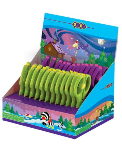 Ножиці дитячі 13,5 см з поворотним механізмом, TM ZiBi