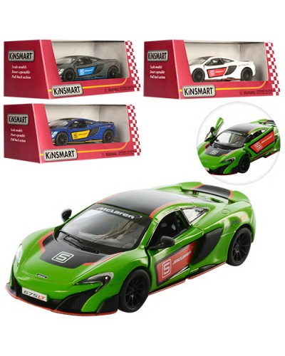 Машина 12 см металева інерційна з дверима, що відкриваються, в асортименті, у коробці 16х8х7,5 см, KINSMART