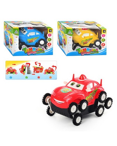 Перевертиш 19 см музичний зі світлом та рухомими деталями, на батарейці, в асортименті, у коробці 19х13х13см