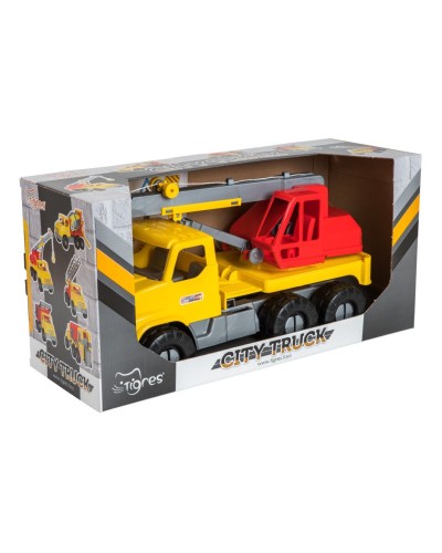 Підйомний кран «City Truck» інерційний, у коробці 25,5х52х19,5 см, ТМ Тигрес