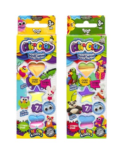 Набір повітряного пластиліну «Air Clay» на 7 кольорів, ТМ Данко Тойс