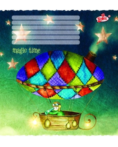 Зошит на 12 аркушів у лінію «Магічний світ», ТМ Brisk