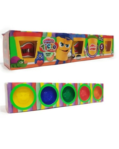 Тісто для ліплення «Master Do» на 5 кольорів по 50 г, у коробці 27х6х6 см, ТМ Данко Тойс