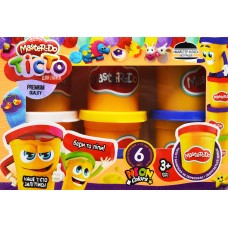 Тісто для ліплення «Master Do» з 6 кольорів по 50 г, у коробці 16,5х5,5х11,5, ТМ Данко Тойс