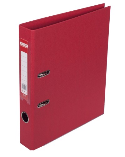 Папка-реєстратор «ELITE» А4 двостороння збірна 50 мм PP, червона, ТМ JOBMAX