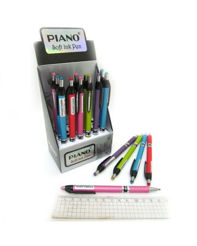 Ручка кулькова автоматична синя, ТМ Piano