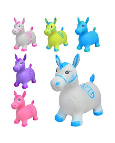 Стрибуни «Конячки» ПВХ вагою1350 г, в асортименті, у пакеті