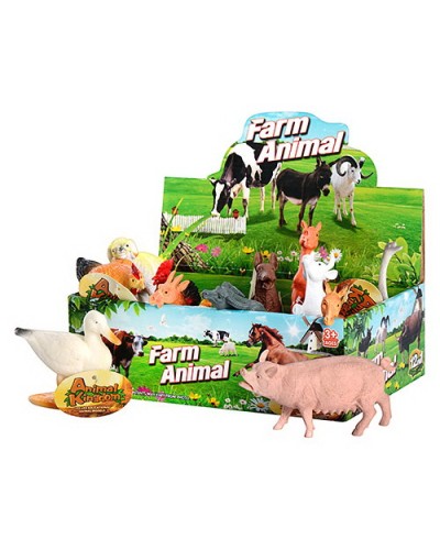 Тварини «Домашні» 12 см, 12 шт. в дисплей боксі 25,5х8,5х17 см