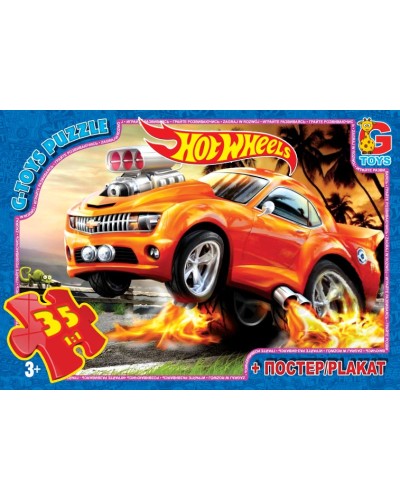 Пазли «Hot Wheels» на 35 елементів, ТМ G-Toys