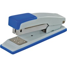 Степлер до 20 аркушів металевий синій під скобу № 24, 26, ТМ Buromax